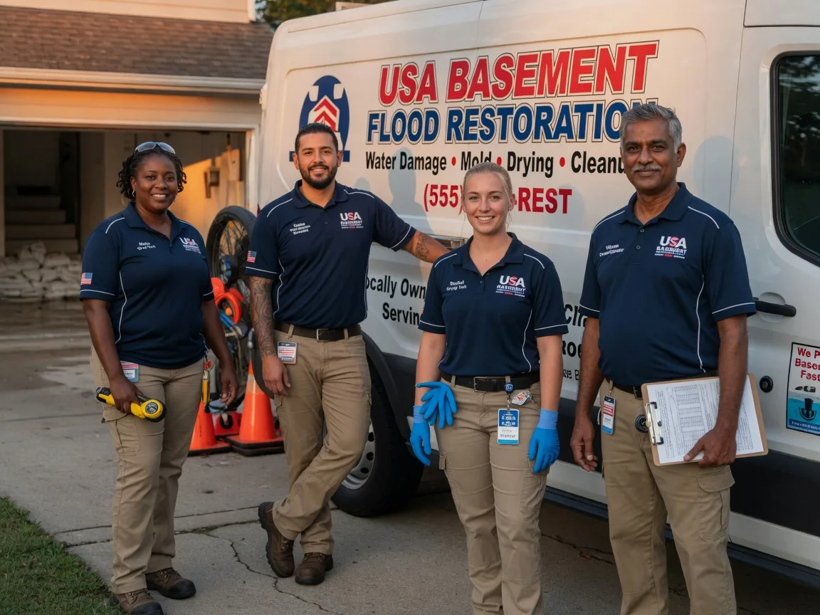Basement Flood Cleanup company in Garciasville, TX