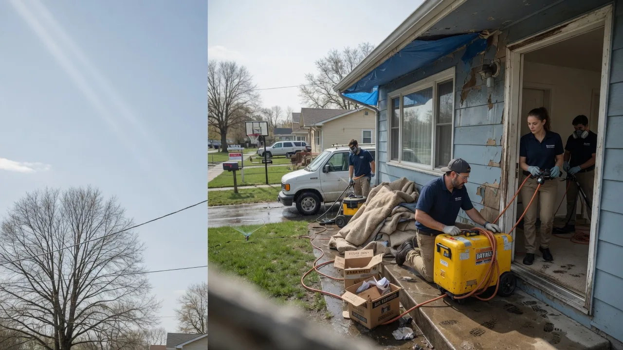 Basement Flood Cleanup in Garciasville, TX near me